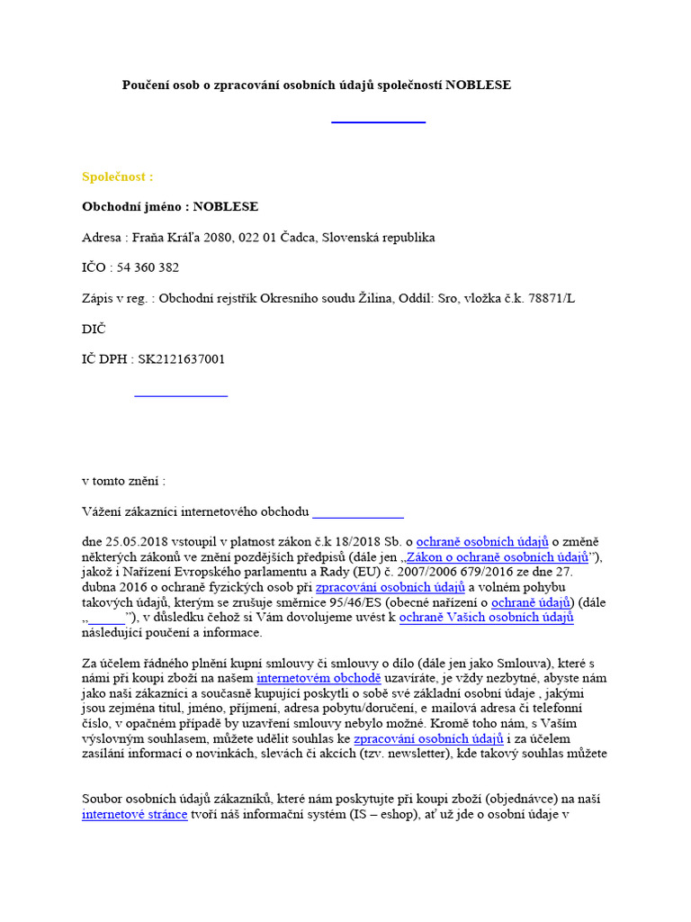 GDPR | PDF