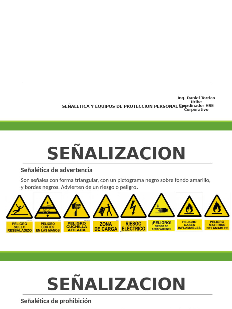 Señaletica y Epp | PDF | Guante | Alimentos