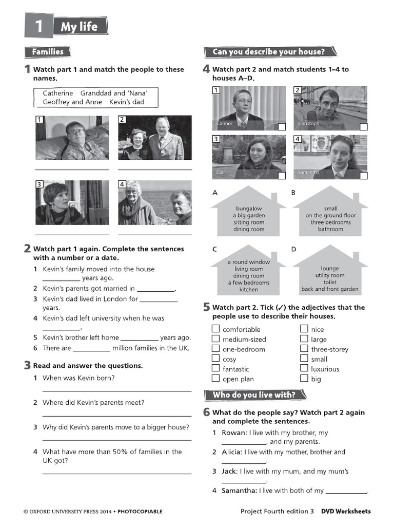 Project 3 DVD Worksheets | PDF
