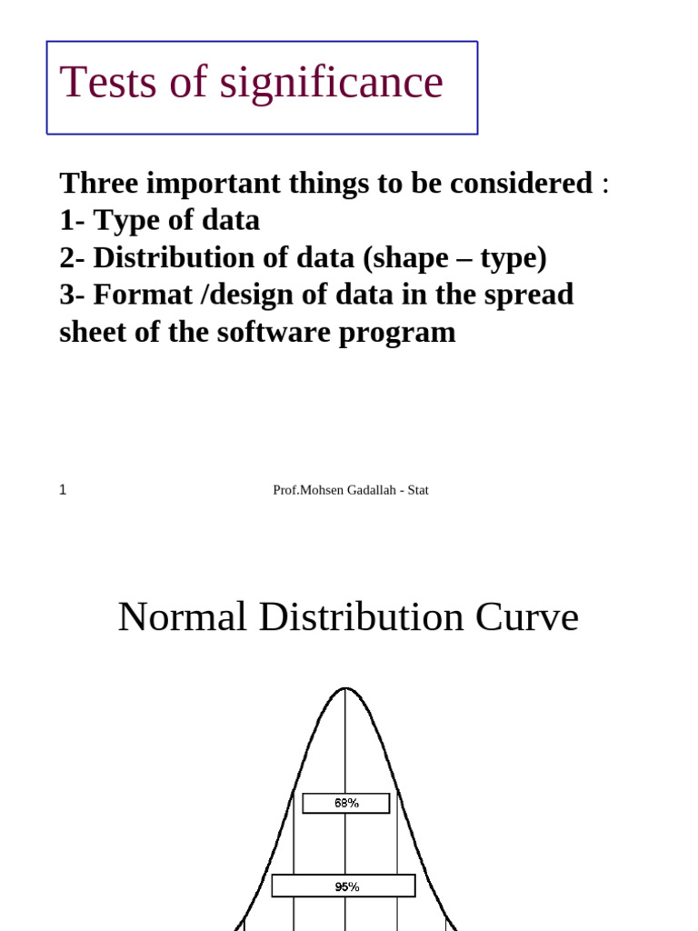 L3-Statistics Tests of Sig-3 | PDF | Student's T Test | P Value