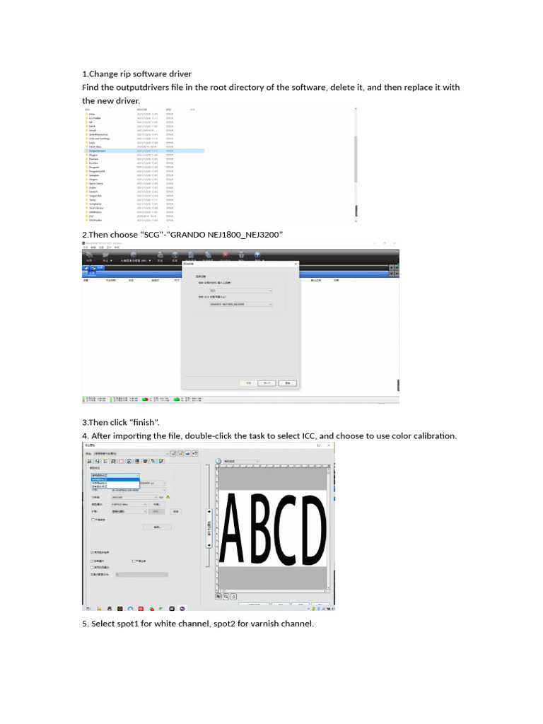Update RIP Software Driver Steps | PDF