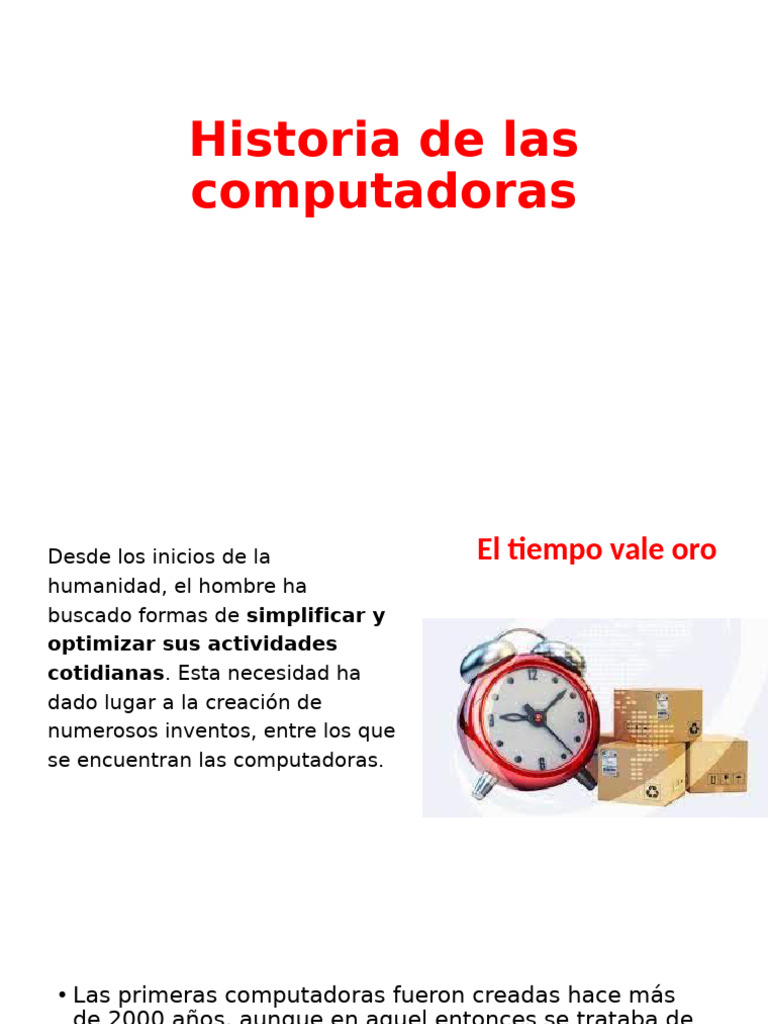 Tema 1 - Historia de Las Computadoras | PDF | Microprocesador ...