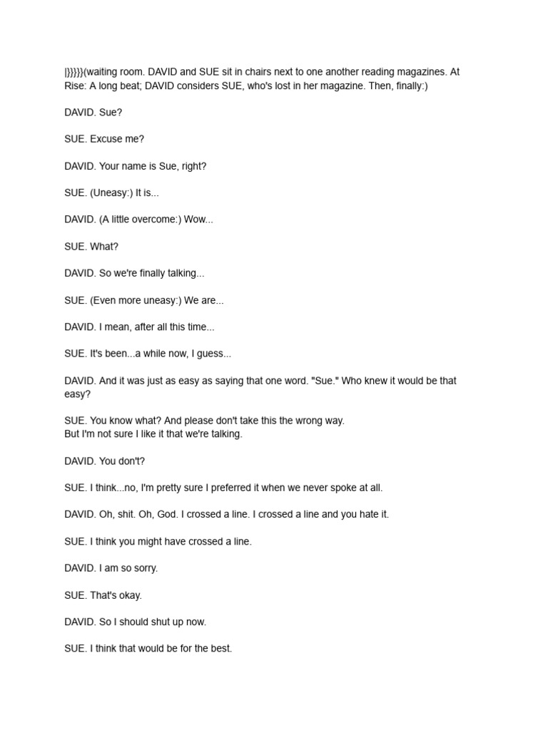 10 Min Play Script | PDF