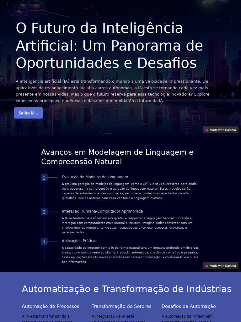 O Futuro da Inteligência Artificial | PDF | Inteligência artificial ...