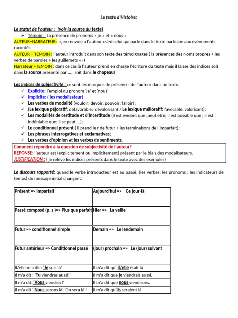 Analyse de la subjectivité en histoire | PDF