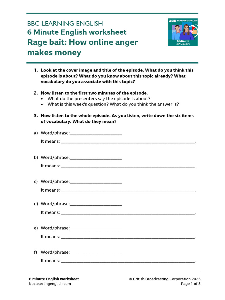 Rage Bait: Online Anger Explained | PDF | English Language | Cognition