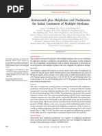 Myeloma VRD Protocol UPTODATE | PDF | Chemotherapy | Multiple Myeloma