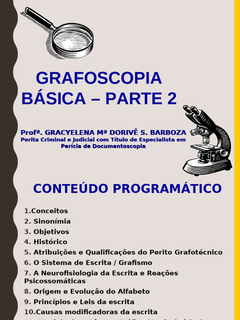 Fundamentos da Grafoscopia Básica | PDF | Escrita | Caixa alta e caixa ...