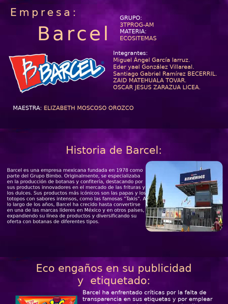 Impacto Ambiental y Salud de Barcel | PDF | Contaminación | Residuos