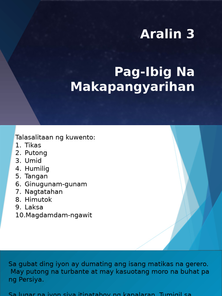 Aralin 3 | PDF