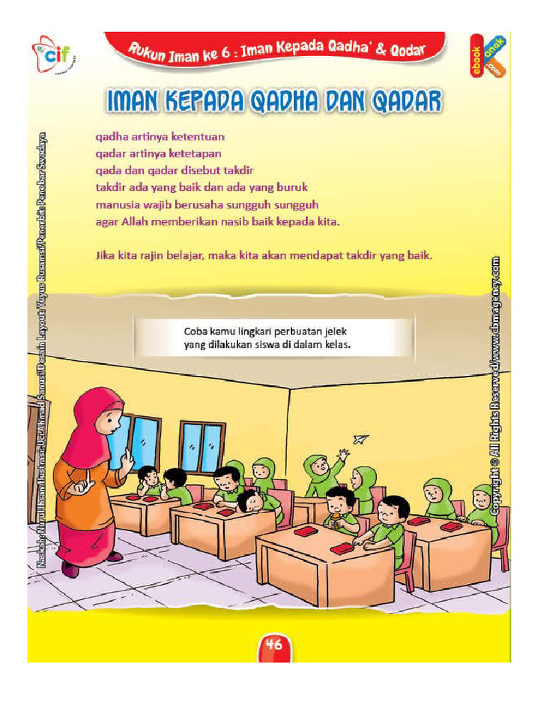 Bab 7 4. Rukun Iman Qada dan Qadar Abk (1) | PDF