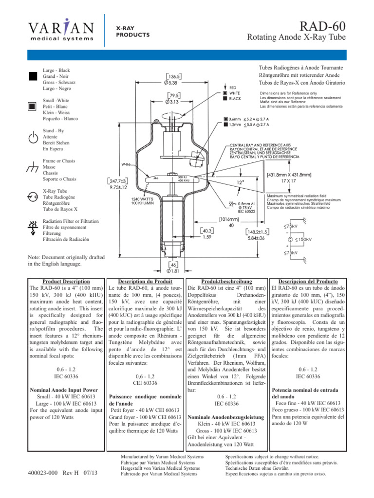 RAD-60_PDS_400023-000_Eng | PDF