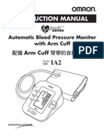 Instruction Manual: Arm Cuff !"#$%