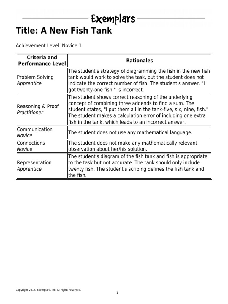 A New Fish Tank Anchorpapers | PDF | Mathematics | Numbers
