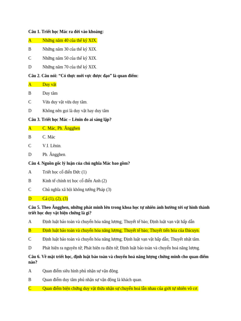 Bai Tap Triet Tuan 2 | PDF