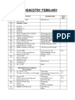 Ap Chemistry February: Date Activity Homework Text Ref