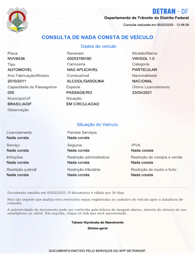 Nada Consta | PDF