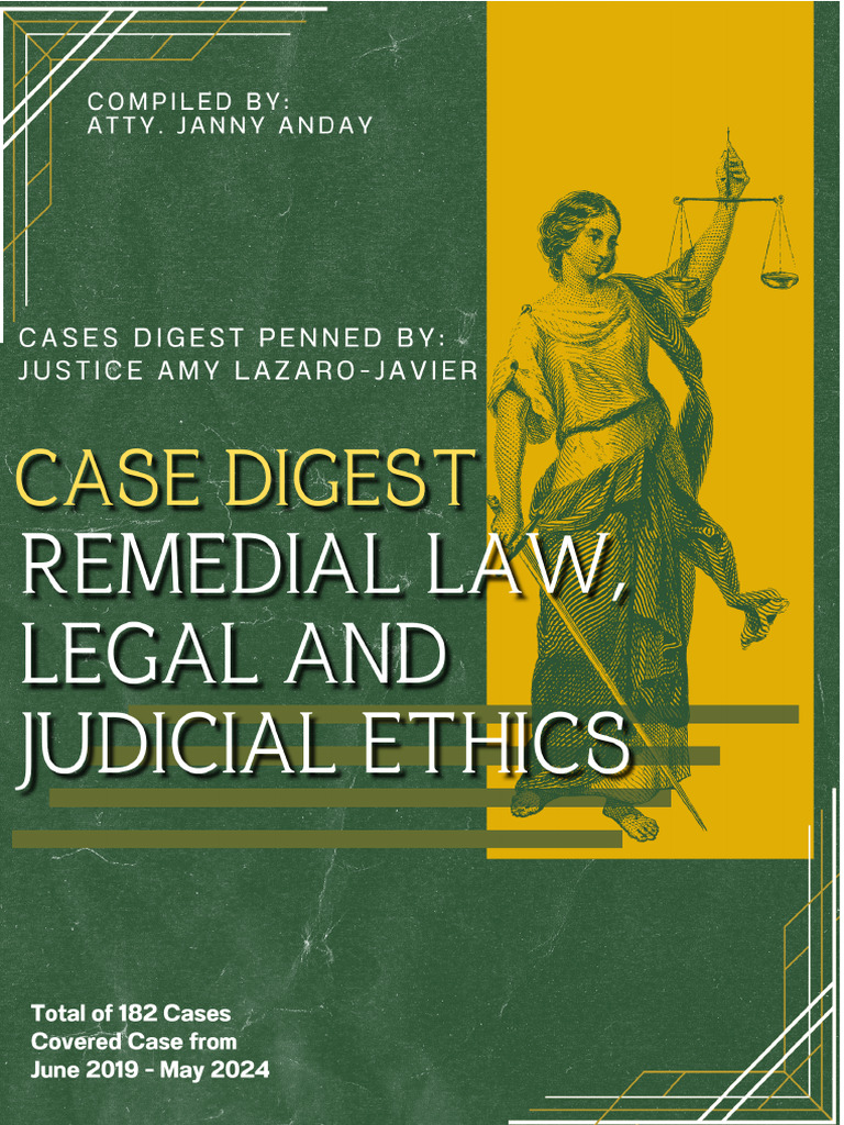 Remedial Law and Judicial Ethics | PDF | Conflict Of Interest | Lawyer