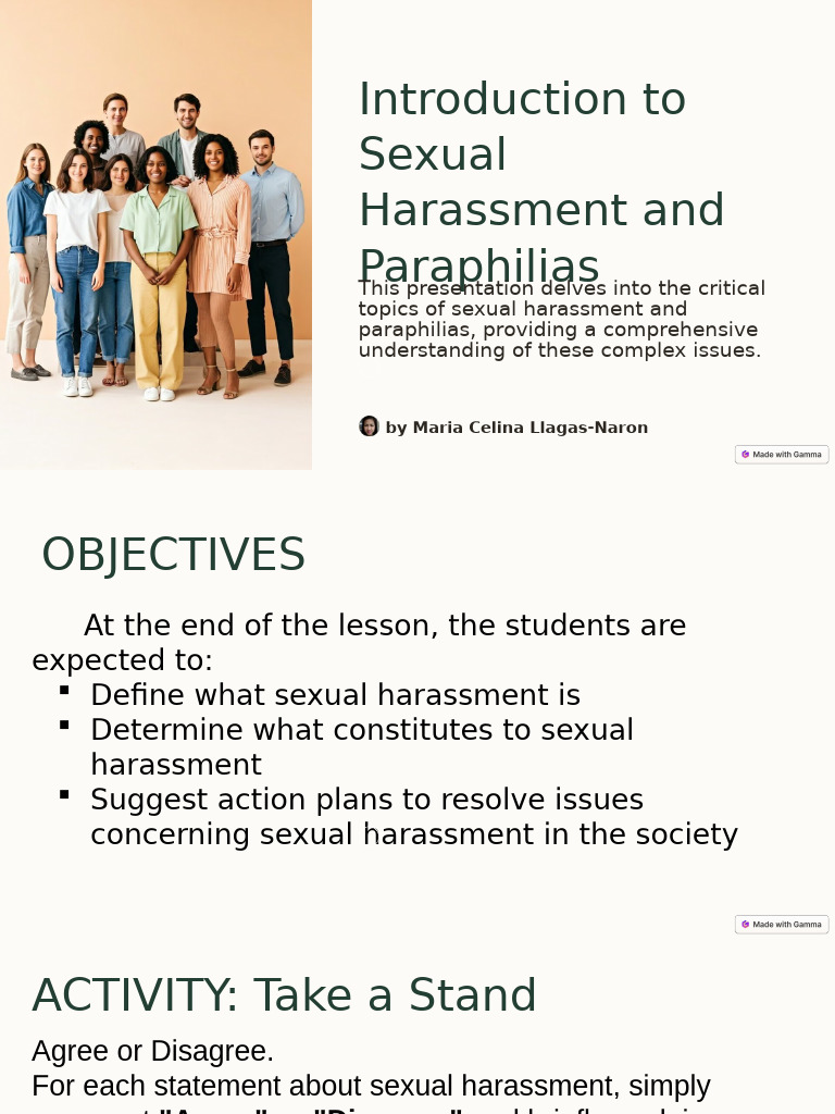 Understanding Sexual Harassment Issues | PDF | Sexual Harassment ...