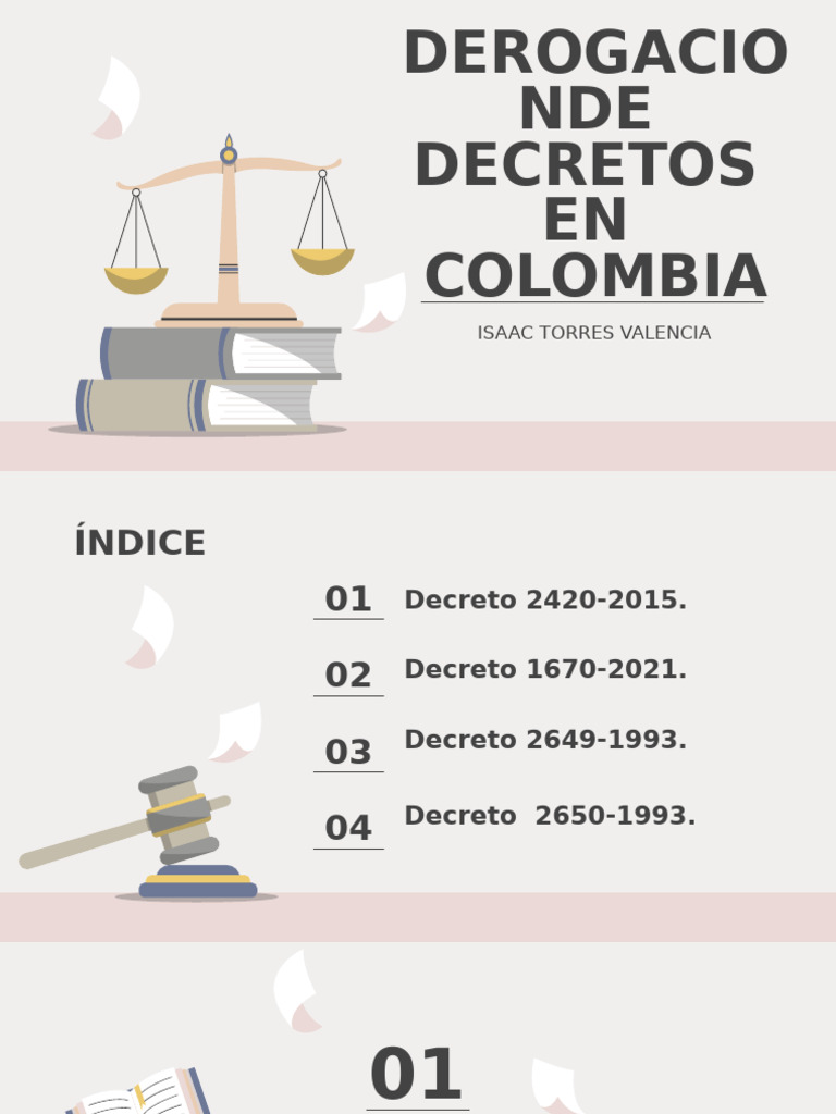 Derogacionde Decretos | PDF