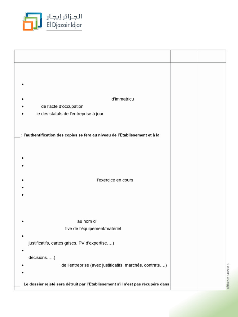 Documents requis pour demande de financement | PDF | Banques | Crédit