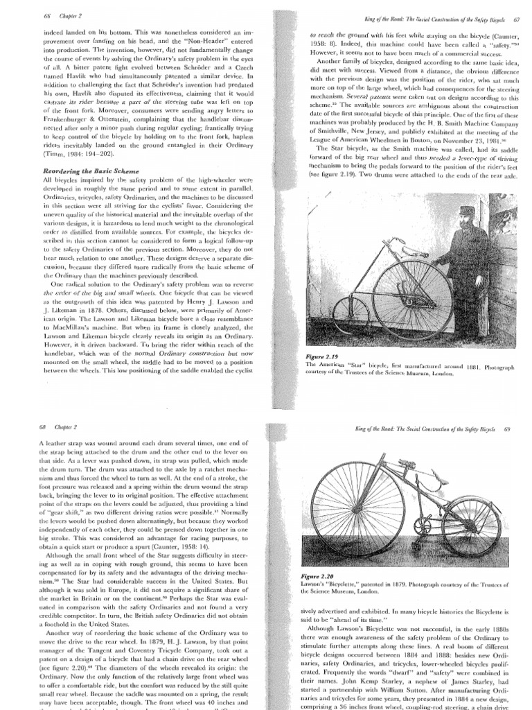 Evolution of Early Bicycle Designs | PDF | Cycle Types | Land Vehicles