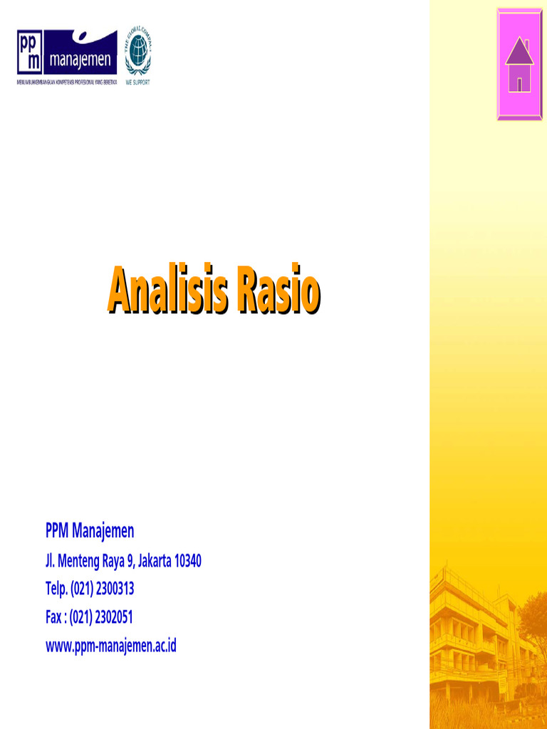 Analisis Rasio Keuangan 2004 PPM Manajemen | PDF