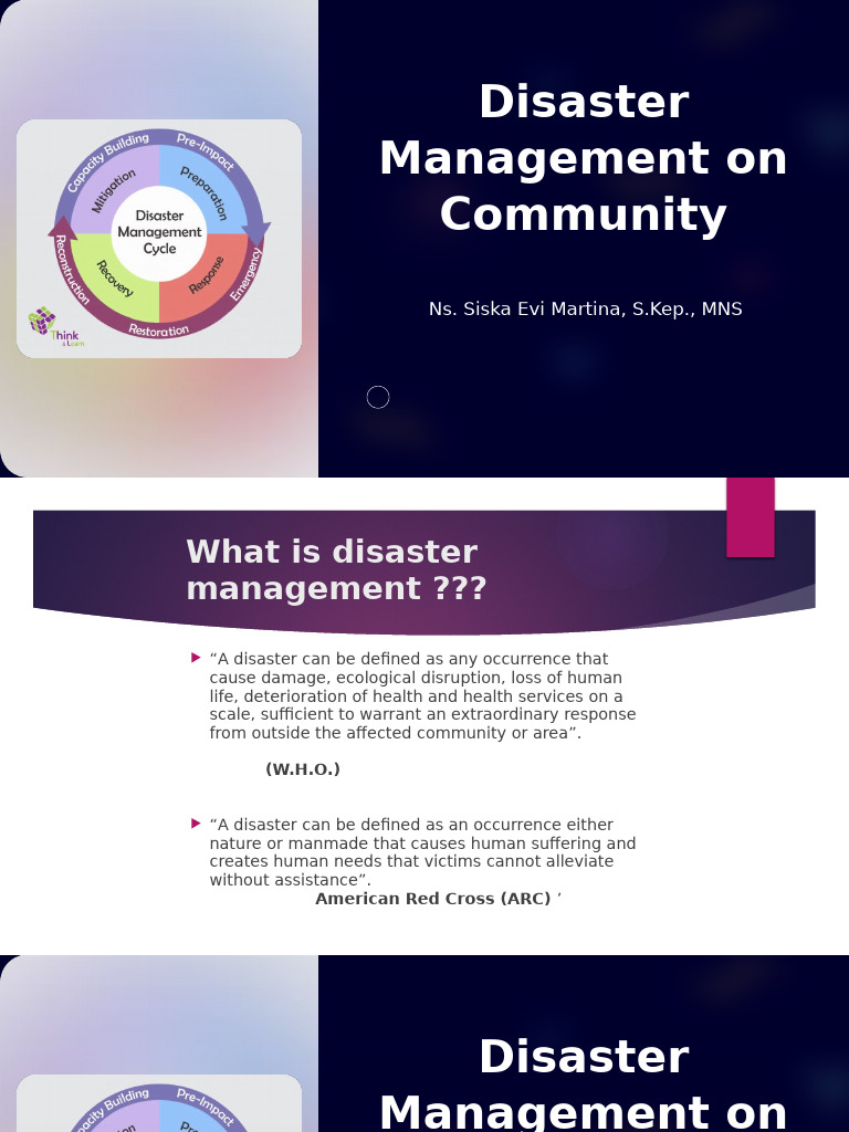 Community Disaster Management Strategies | PDF | Emergency Management ...