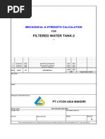 Aeration Tank Design Calculations | PDF | Bending | Young's Modulus