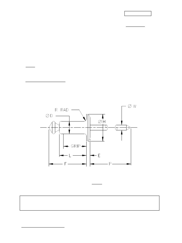 Nonstructural Blind Rivets Specification | PDF | Rivet | Materials