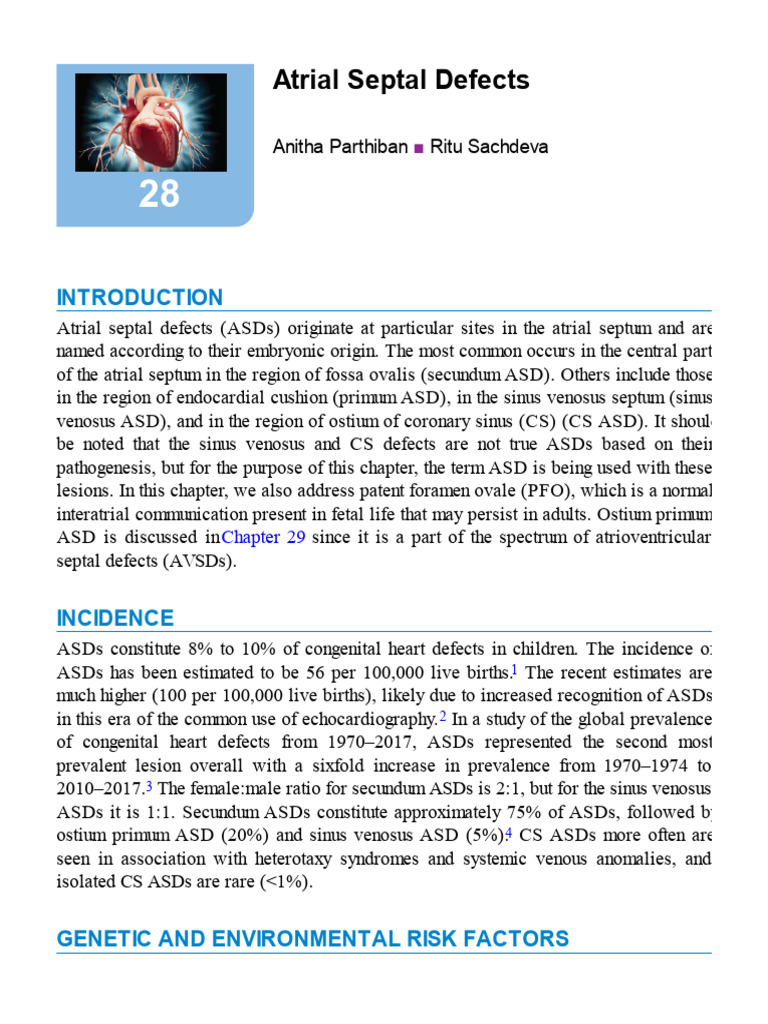 CIA 1 | PDF | Congenital Heart Defect | Congenital Disorder