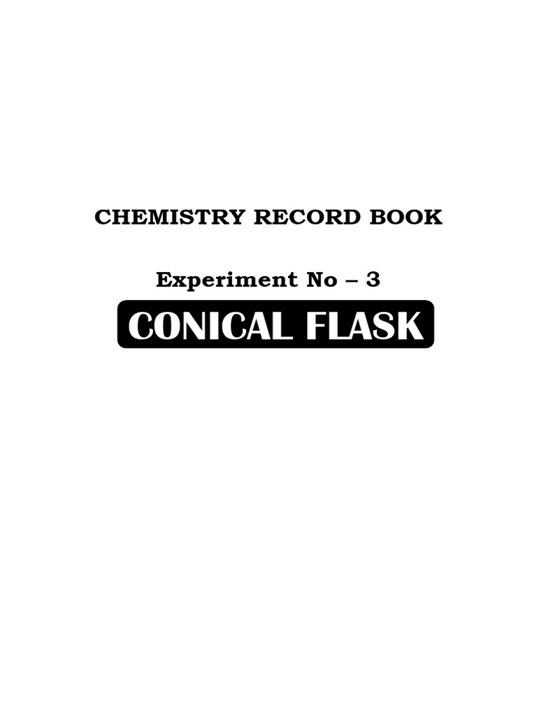 Conical Flask | PDF