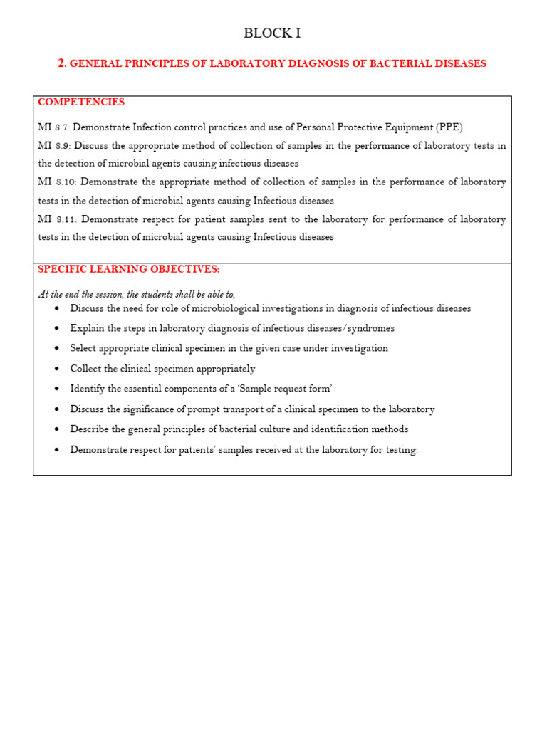 Laboratory Diagnosis of Bacterial Diseases | PDF | Infection | Medical ...