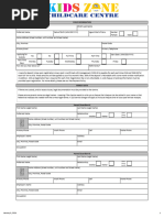 Affordable Child Care Benefit Form CF2798 | PDF | Child Care
