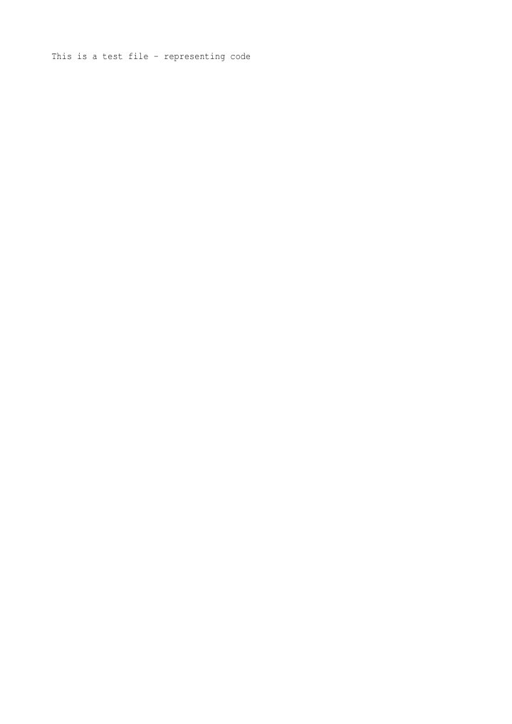 PDF Test File Overview | PDF