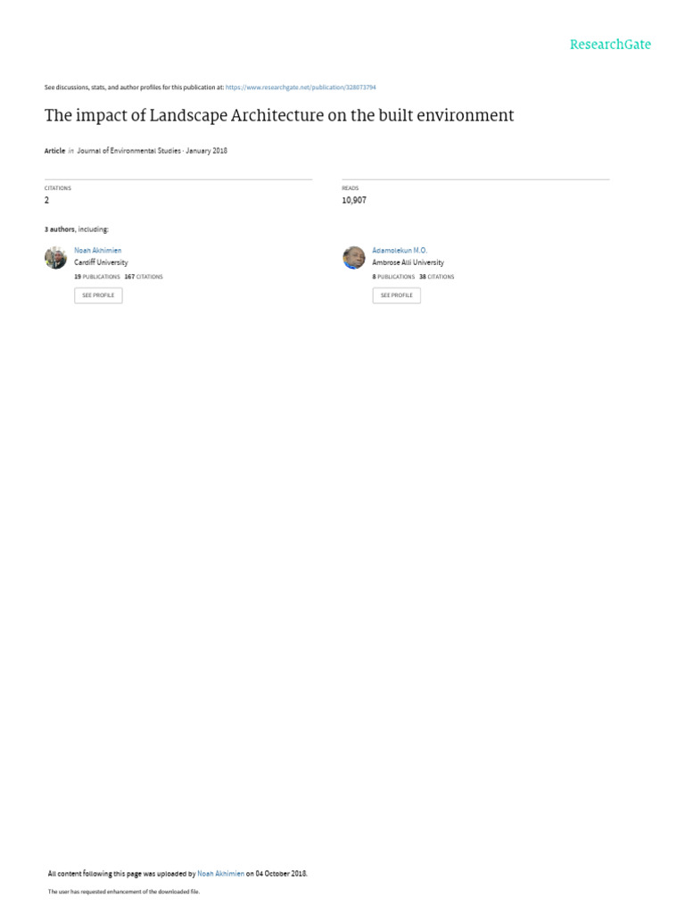 Landscape Pdf Landscape Natural Environment