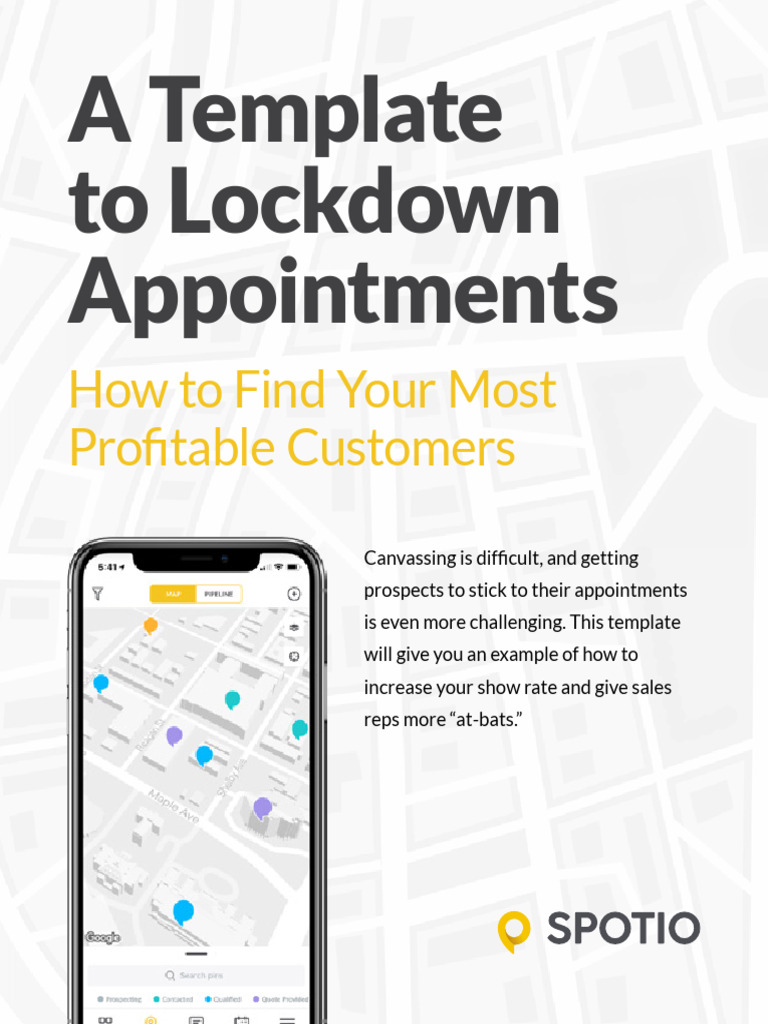 A Template to Lockdown Appointments | PDF