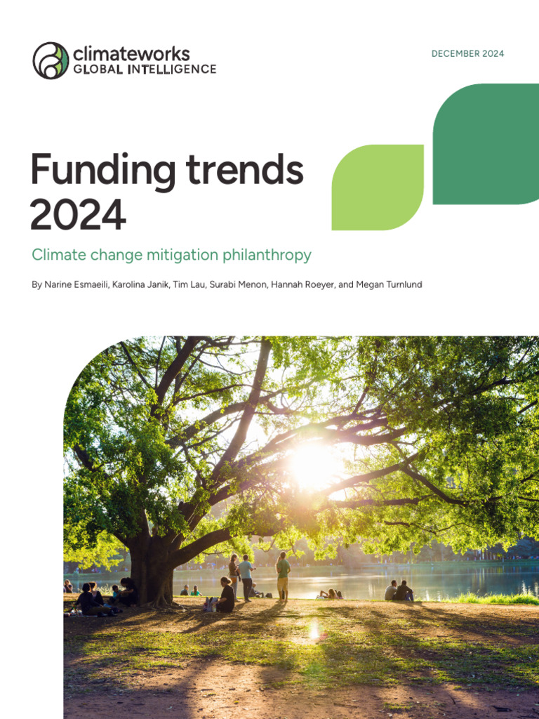 2024 Climate Philanthropy Funding Trends | PDF | Climate Change ...
