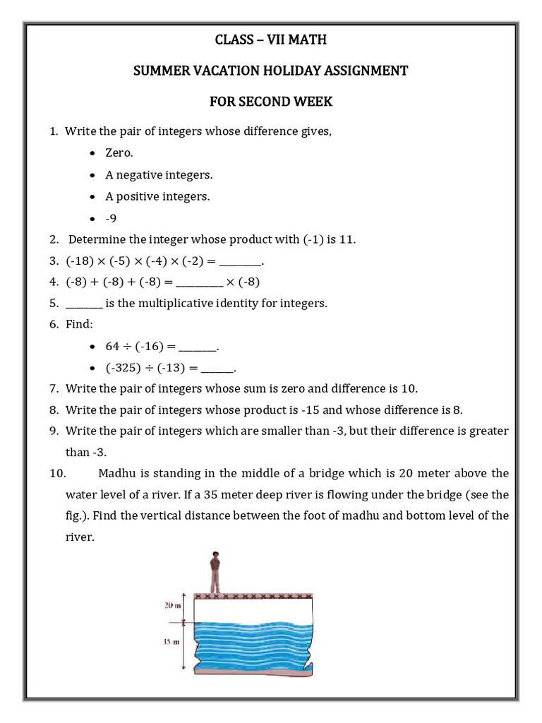 Class VII Math | PDF
