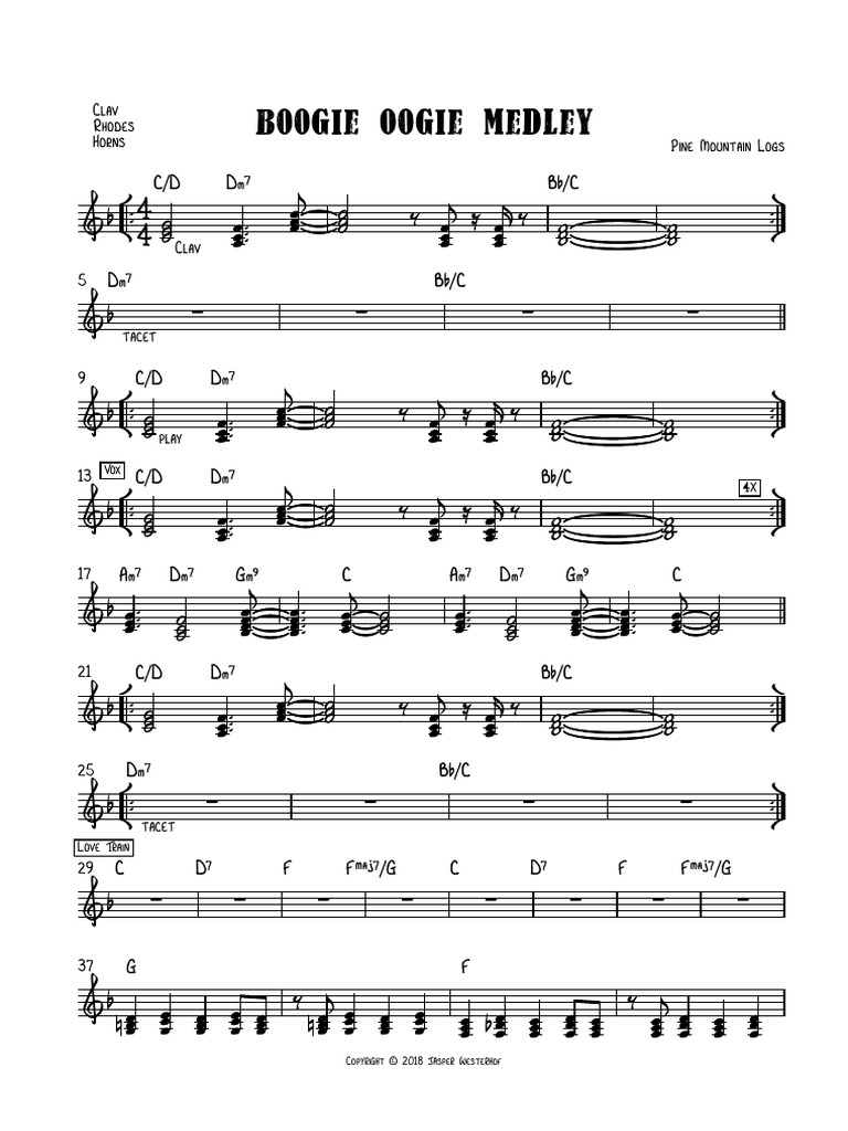 PML - Boogie Oogie Medley | PDF