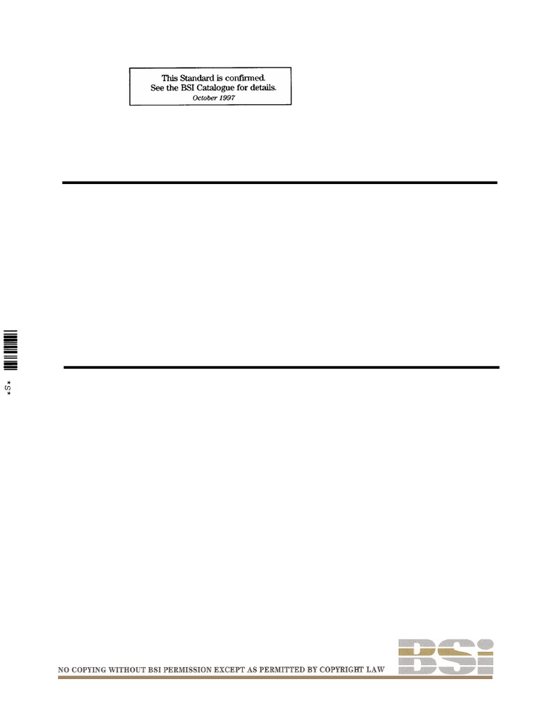 BS 3690-Part 1-89 | PDF | Road Surface | Materials