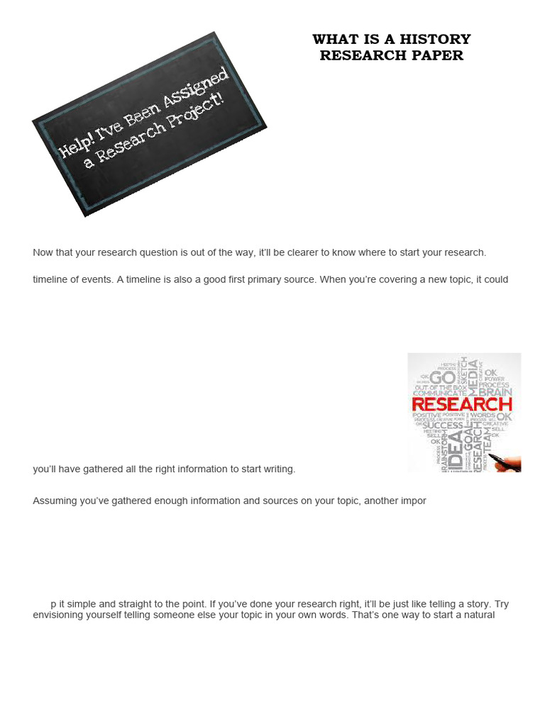 Writing a History Research Paper Guide | PDF | Wikipedia | Academic ...