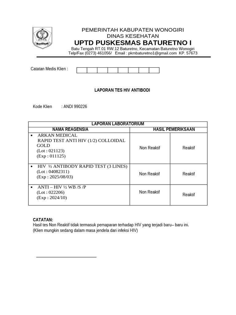 8 1 6 2 Form Hasil Hiv Fxx Pdf