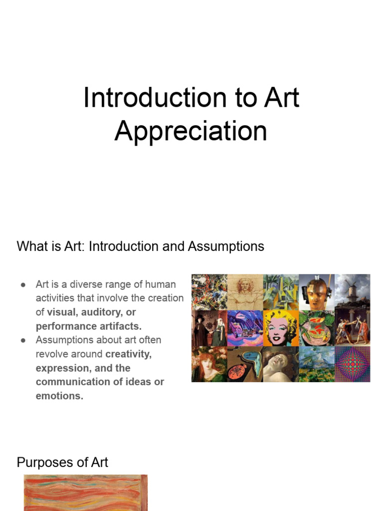 Introduction To Art Appreciation | PDF