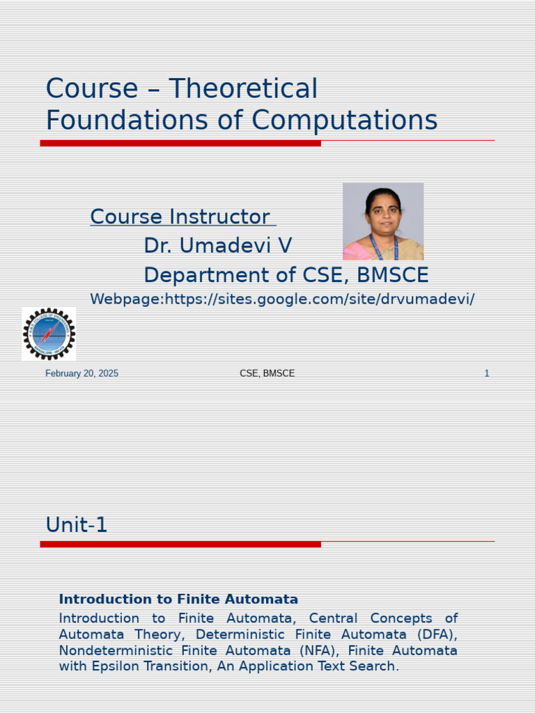 Unit 1 4 | PDF | Automata Theory | Theoretical Computer Science