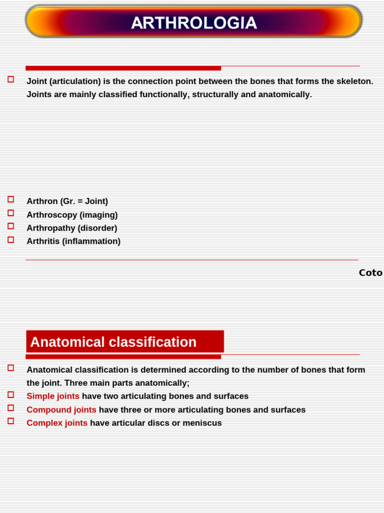 Understanding Articulatio Fibrosa | PDF | Joint | Cartilage