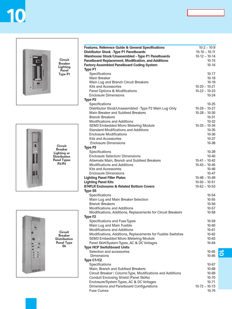 Siemens Panel Boards | PDF | Fuse (Electrical) | Electrical Wiring