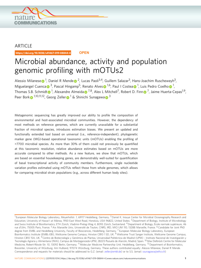 Advanced Microbial Profiling Tool | PDF | Ribosomal Rna | Biological ...