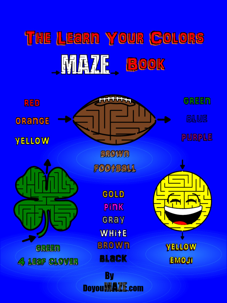 Learn+Your+Colors+Maze+Book+for+Kids+2023 | PDF