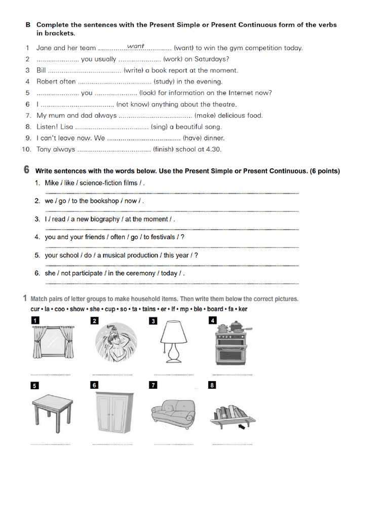 Repaso Unit 3 Burlington 1ºESO | PDF